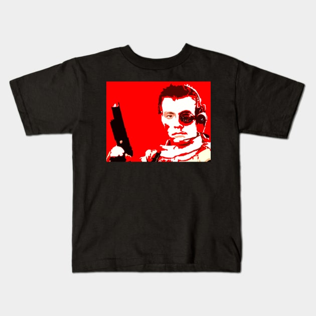 Jean-Claude Van Damme Kids T-Shirt by oryan80